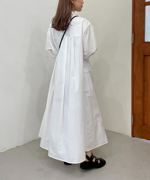 CAPRICIEUX LE'MAGE（カプリシューレマージュ）の「【AgAwd/アガウド】メッシュシャツワンピース（シャツワンピース・レディース・ホワイト/ブラック・FREE）」の10枚目の写真