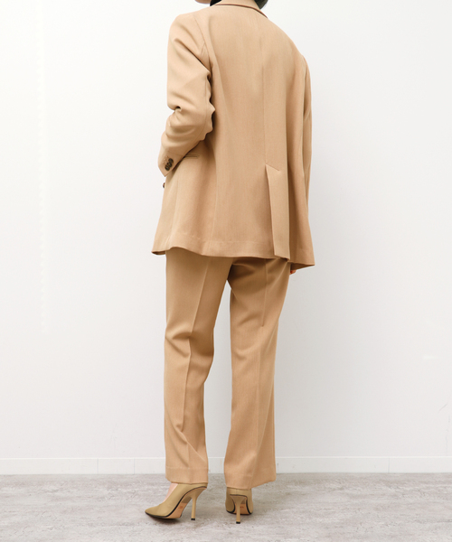 Simplicite（サンプリシテ）の「セットアップ センタープレスパンツ◆（スラックス・レディース・ブラック/ベージュ/ネイビー・FREE）」の12枚目の写真