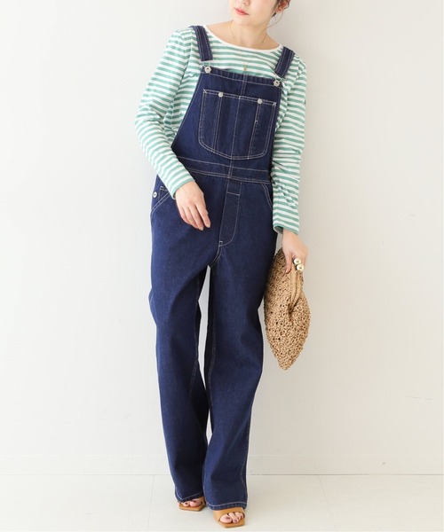 SLOBE IENA（スローブイエナ）の「LE DENIM バックオープンオーバーオール◆（サロペット/オーバーオール・レディース・ブルー・38/36）」の8枚目の写真