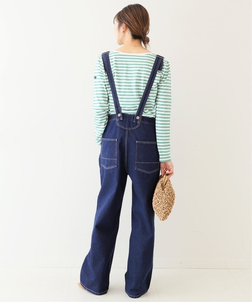 SLOBE IENA（スローブイエナ）の「LE DENIM バックオープンオーバーオール◆（サロペット/オーバーオール・レディース・ブルー・38/36）」の14枚目の写真