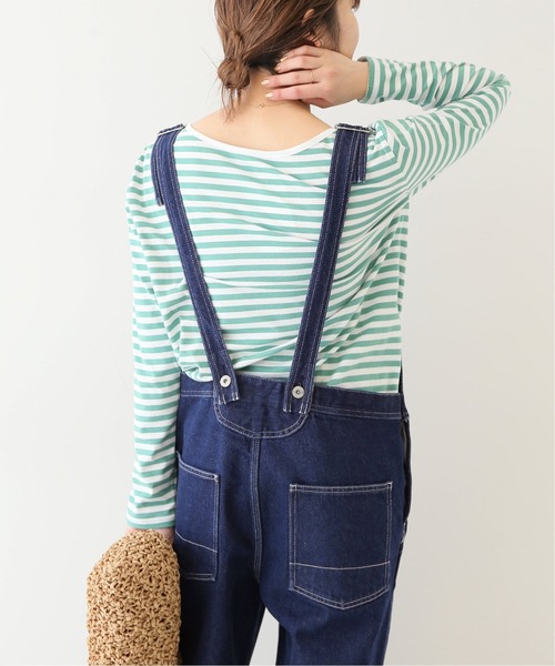 SLOBE IENA（スローブイエナ）の「LE DENIM バックオープンオーバーオール◆（サロペット/オーバーオール・レディース・ブルー・38/36）」の17枚目の写真