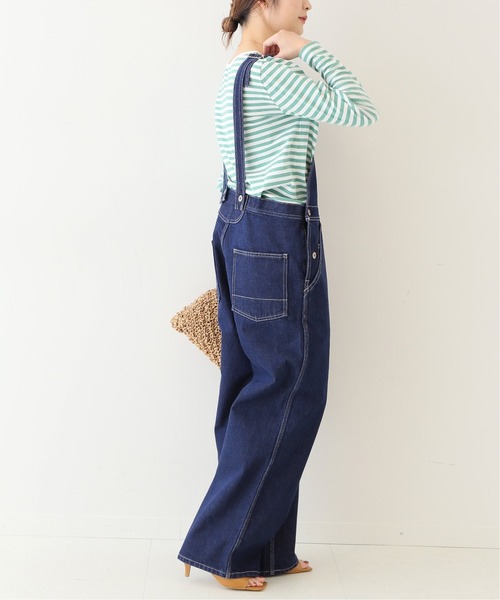 SLOBE IENA（スローブイエナ）の「LE DENIM バックオープンオーバーオール◆（サロペット/オーバーオール・レディース・ブルー・38/36）」の11枚目の写真