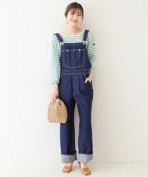 SLOBE IENA（スローブイエナ）の「LE DENIM バックオープンオーバーオール◆（サロペット/オーバーオール・レディース・ブルー・38/36）」の20枚目の写真