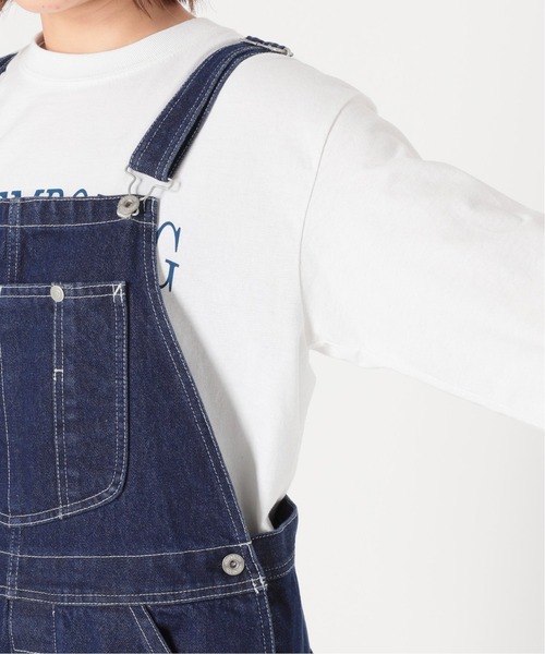 SLOBE IENA（スローブイエナ）の「LE DENIM バックオープンオーバーオール◆（サロペット/オーバーオール・レディース・ブルー・38/36）」の6枚目の写真