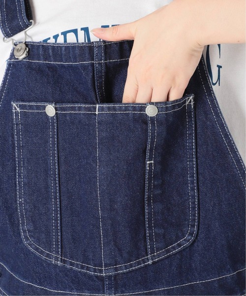 SLOBE IENA（スローブイエナ）の「LE DENIM バックオープンオーバーオール◆（サロペット/オーバーオール・レディース・ブルー・38/36）」の19枚目の写真