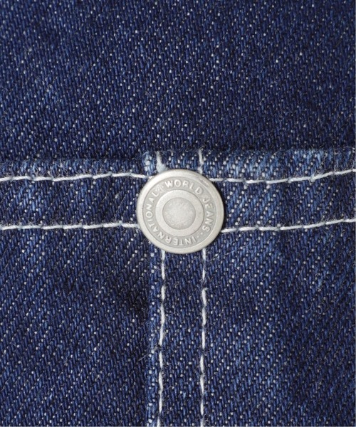 SLOBE IENA（スローブイエナ）の「LE DENIM バックオープンオーバーオール◆（サロペット/オーバーオール・レディース・ブルー・38/36）」の13枚目の写真