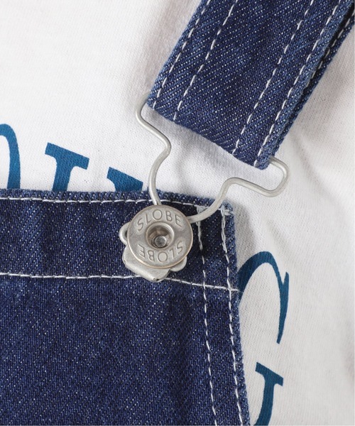 SLOBE IENA（スローブイエナ）の「LE DENIM バックオープンオーバーオール◆（サロペット/オーバーオール・レディース・ブルー・38/36）」の4枚目の写真
