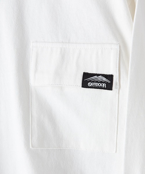 OUTDOOR PRODUCTS APPAREL(アウトドアプロダクツアパレル)の「【OUTDOOR PRODUCTS/アウトドアプロダクツ】USAコットン フラップポケットロンT ヘビーウェイトロンT(Tシャツ/カットソー・メンズ・カーキ/ベージュ/ブラック/ホワイト・MEDIUM/LARGE/X-LARGE/SMALL)」の11枚目の写真