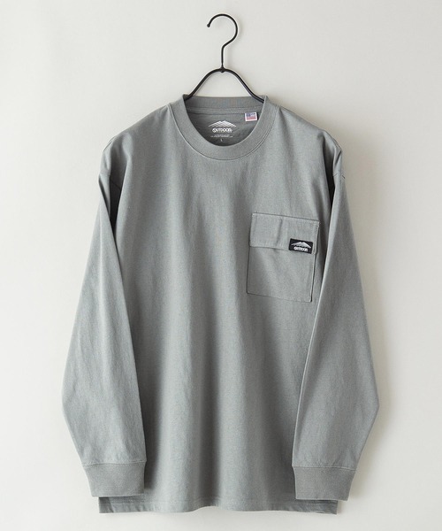 OUTDOOR PRODUCTS APPAREL(アウトドアプロダクツアパレル)の「【OUTDOOR PRODUCTS/アウトドアプロダクツ】USAコットン フラップポケットロンT ヘビーウェイトロンT(Tシャツ/カットソー・メンズ・カーキ/ベージュ/ブラック/ホワイト・MEDIUM/LARGE/X-LARGE/SMALL)」の9枚目の写真