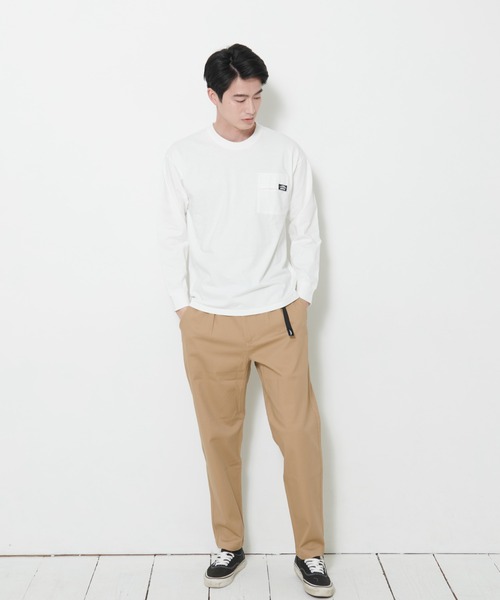 OUTDOOR PRODUCTS APPAREL(アウトドアプロダクツアパレル)の「【OUTDOOR PRODUCTS/アウトドアプロダクツ】USAコットン フラップポケットロンT ヘビーウェイトロンT(Tシャツ/カットソー・メンズ・カーキ/ベージュ/ブラック/ホワイト・MEDIUM/LARGE/X-LARGE/SMALL)」の13枚目の写真