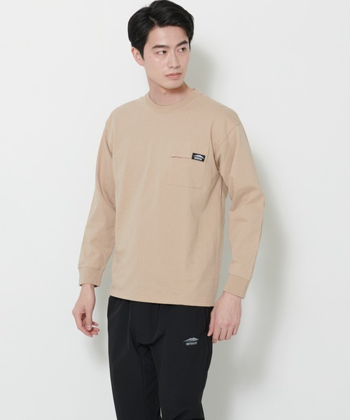 OUTDOOR PRODUCTS APPAREL(アウトドアプロダクツアパレル)の「【OUTDOOR PRODUCTS/アウトドアプロダクツ】USAコットン フラップポケットロンT ヘビーウェイトロンT(Tシャツ/カットソー・メンズ・カーキ/ベージュ/ブラック/ホワイト・MEDIUM/LARGE/X-LARGE/SMALL)」の22枚目の写真