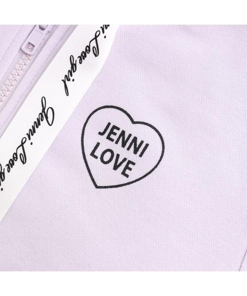JENNI love(ジェニィラブ)の「ガーゼ裏毛ロゴリボンZIPパーカー(パーカー・キッズ・ブラック/ラベンダー/イエロー・130cm/140cm/150cm/160cm)」の17枚目の写真