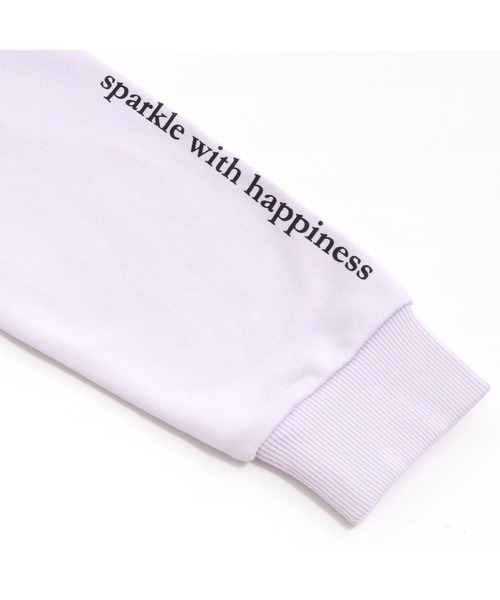 JENNI love(ジェニィラブ)の「ガーゼ裏毛ロゴリボンZIPパーカー(パーカー・キッズ・ブラック/ラベンダー/イエロー・130cm/140cm/150cm/160cm)」の19枚目の写真