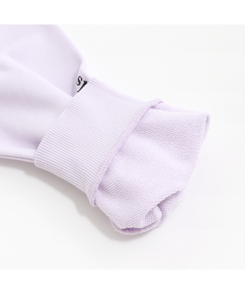 JENNI love(ジェニィラブ)の「ガーゼ裏毛ロゴリボンZIPパーカー(パーカー・キッズ・ブラック/ラベンダー/イエロー・130cm/140cm/150cm/160cm)」の21枚目の写真