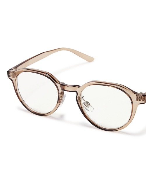 NATURAL BEAUTY BASIC（ナチュラルビューティーベーシック）の「トランスルーセントグラス（メガネ・レディース・ベージュ/グレー・ﾌﾘ-）」の10枚目の写真