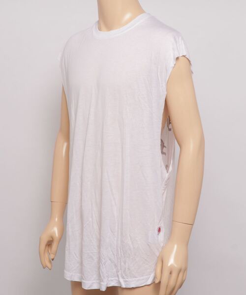 ByTheR（バイザアール）の「BYTHER 韓国ブランド バックプリントBigノースリーブＴシャツ（Tシャツ/カットソー・メンズ・ホワイト・FREE）」の10枚目の写真