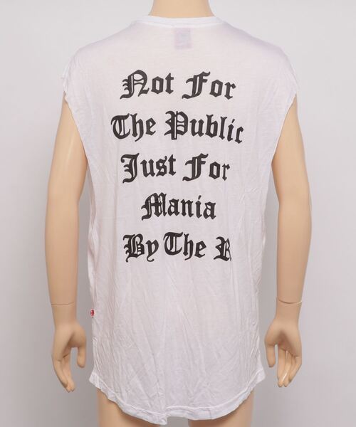 ByTheR（バイザアール）の「BYTHER 韓国ブランド バックプリントBigノースリーブＴシャツ（Tシャツ/カットソー・メンズ・ホワイト・FREE）」の11枚目の写真