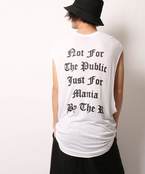 ByTheR（バイザアール）の「BYTHER 韓国ブランド バックプリントBigノースリーブＴシャツ（Tシャツ/カットソー・メンズ・ホワイト・FREE）」の4枚目の写真