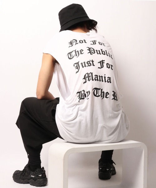 ByTheR（バイザアール）の「BYTHER 韓国ブランド バックプリントBigノースリーブＴシャツ（Tシャツ/カットソー・メンズ・ホワイト・FREE）」の5枚目の写真