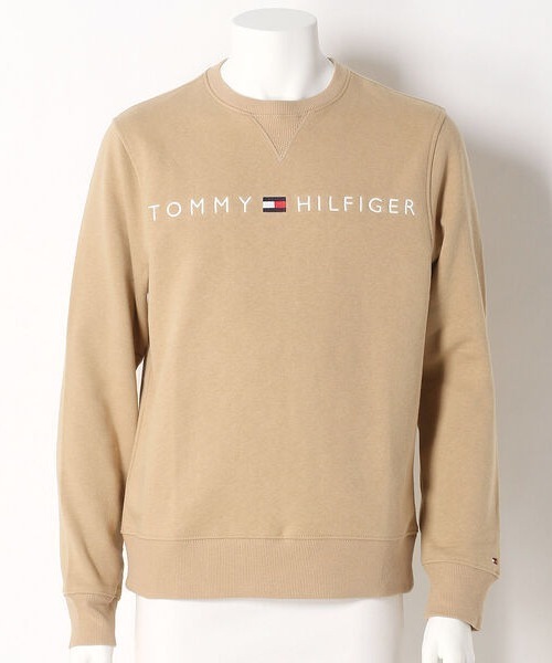 TOMMY HILFIGER（トミーヒルフィガー）の「ベーシックロゴスウェット（スウェット・メンズ・ホワイト/ブラック/ベージュ・SMALL/MEDIUM/LARGE/X-LARGE/X-SMALL）」の3枚目の写真