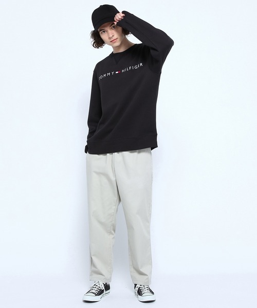 TOMMY HILFIGER（トミーヒルフィガー）の「ベーシックロゴスウェット（スウェット・メンズ・ホワイト/ブラック/ベージュ・SMALL/MEDIUM/LARGE/X-LARGE/X-SMALL）」の13枚目の写真