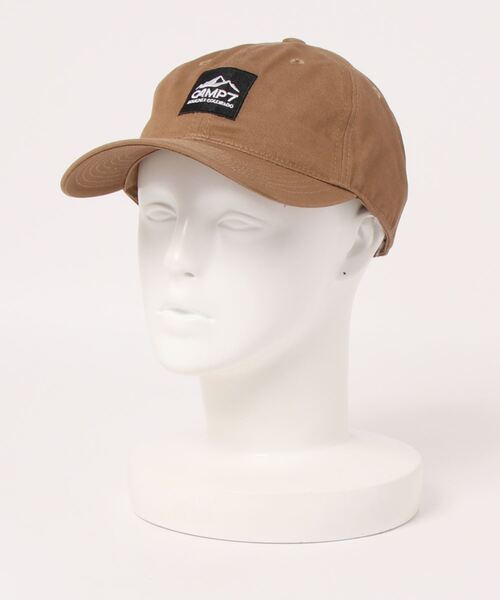 CAMP7（キャンプセブン）の「【CAMP7】ボックスロゴキャップ（キャップ・メンズ・ベージュ/ホワイト/ブラック・フリー）」の3枚目の写真
