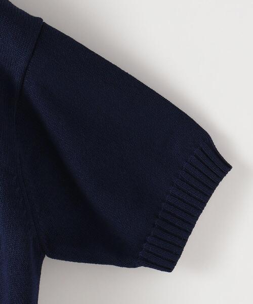 Steven Alan（スティーブンアラン）の「＜Steven Alan＞COTTON TAPE YARN HALF SLEEVE KNIT/ニット（ニット/セーター・レディース・オフホワイト/ケリー/ネイビー・FREE）」の12枚目の写真