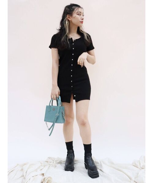 EVRIS（エヴリス）の「リザードライクミニショルダーBAG（ショルダーバッグ・レディース・ブラック/イエロー/ブルー・FREE）」の14枚目の写真