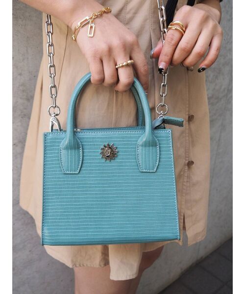 EVRIS（エヴリス）の「リザードライクミニショルダーBAG（ショルダーバッグ・レディース・ブラック/イエロー/ブルー・FREE）」の15枚目の写真