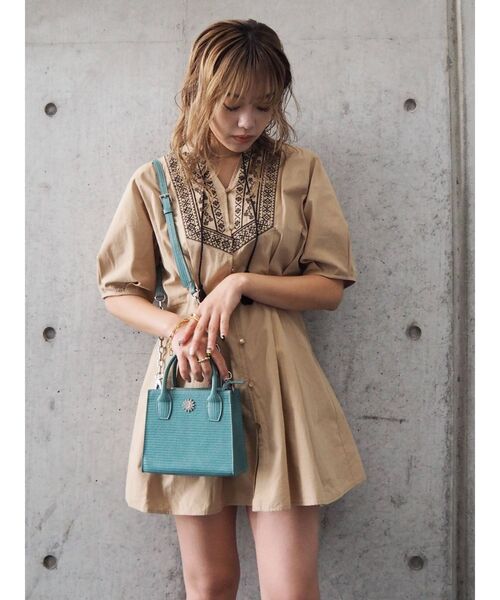 EVRIS（エヴリス）の「リザードライクミニショルダーBAG（ショルダーバッグ・レディース・ブラック/イエロー/ブルー・FREE）」の16枚目の写真