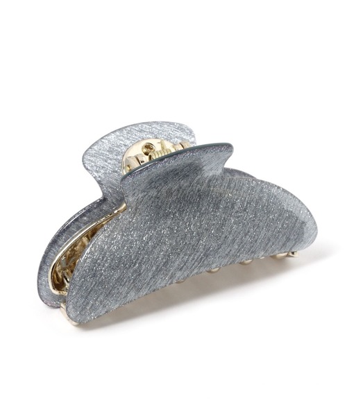 LAKOLE(ラコレ)の「ラメカラーヘアクリップ / 272598(バレッタ/ヘアクリップ・レディース・ブルー/ブラック/ベージュ/オレンジ/ライトグレー・FREE)」の4枚目の写真