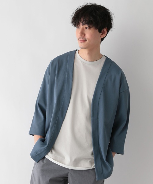 GLOBAL WORK(グローバルワーク)の「キナガスカーデ7分袖/264129(カーディガン/ボレロ・メンズ・ネイビー/グレー/カーキ/ブルー・SMALL/MEDIUM/LARGE/X-LARGE)」の4枚目の写真