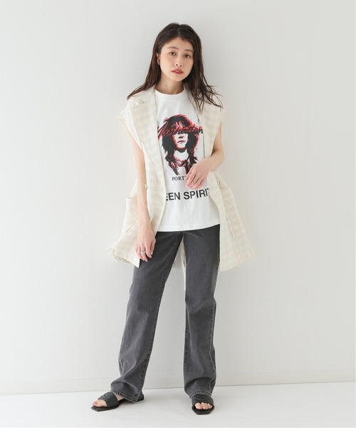 Manhattan Portage(マンハッタンポーテージ)の「【Manhattan Portage / マンハッタン ポーテージ】プリントタンクトップ(タンクトップ・レディース・ホワイト/ブラック/ブラウン・FREE)」の4枚目の写真