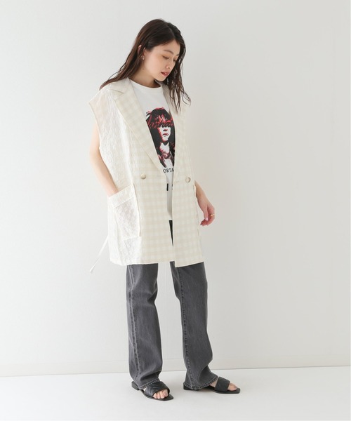 Manhattan Portage(マンハッタンポーテージ)の「【Manhattan Portage / マンハッタン ポーテージ】プリントタンクトップ(タンクトップ・レディース・ホワイト/ブラック/ブラウン・FREE)」の13枚目の写真
