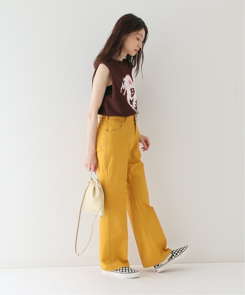 Manhattan Portage(マンハッタンポーテージ)の「【Manhattan Portage / マンハッタン ポーテージ】プリントタンクトップ(タンクトップ・レディース・ホワイト/ブラック/ブラウン・FREE)」の7枚目の写真