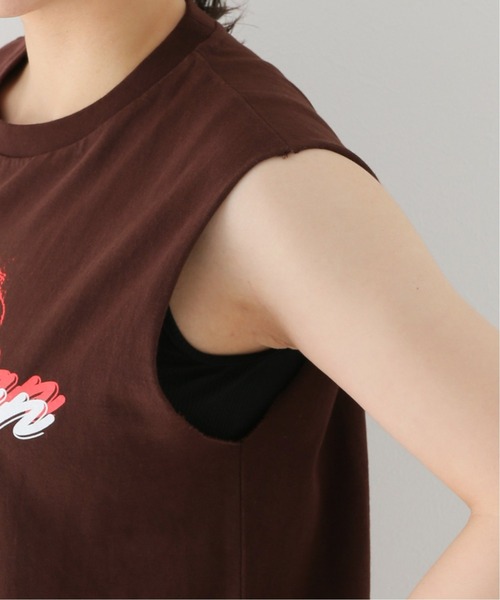 Manhattan Portage(マンハッタンポーテージ)の「【Manhattan Portage / マンハッタン ポーテージ】プリントタンクトップ(タンクトップ・レディース・ホワイト/ブラック/ブラウン・FREE)」の11枚目の写真