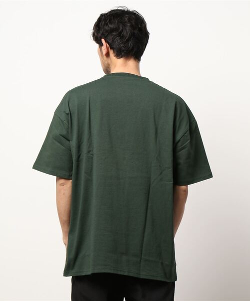 SPINNS（スピンズ）の「【ビッグシルエット】YAH! プリントデザインビッグTシャツ（Tシャツ/カットソー・メンズ・ホワイト/ブラック/グリーン/イエロー・ONESIZE）」の15枚目の写真