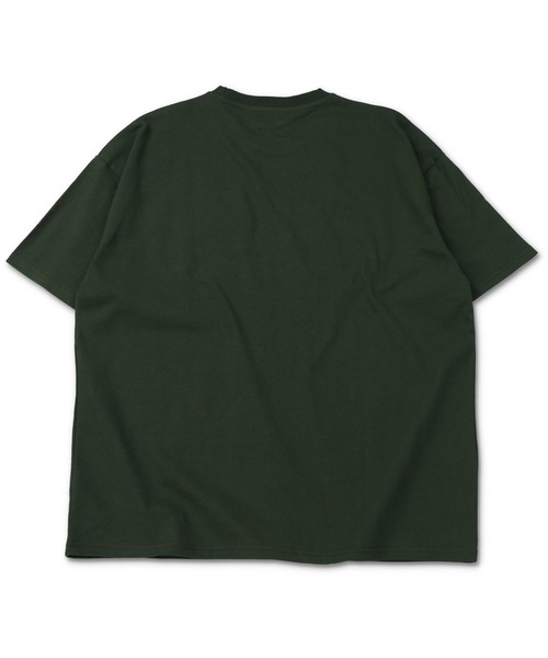 SPINNS（スピンズ）の「【ビッグシルエット】YAH! プリントデザインビッグTシャツ（Tシャツ/カットソー・メンズ・ホワイト/ブラック/グリーン/イエロー・ONESIZE）」の5枚目の写真