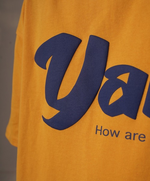 SPINNS（スピンズ）の「【ビッグシルエット】YAH! プリントデザインビッグTシャツ（Tシャツ/カットソー・メンズ・ホワイト/ブラック/グリーン/イエロー・ONESIZE）」の16枚目の写真