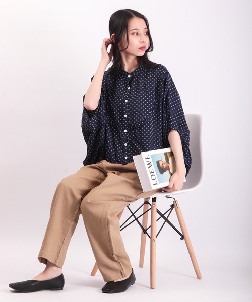 ubasoku（ウバソク）の「ubasoku 裏付タックテパードパンツ（その他パンツ・レディース・ベージュ/カーキ/ブラック/ブラック系その他・FREE）」の19枚目の写真