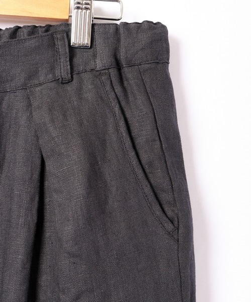 ubasoku（ウバソク）の「ubasoku 裏付タックテパードパンツ（その他パンツ・レディース・ベージュ/カーキ/ブラック/ブラック系その他・FREE）」の12枚目の写真