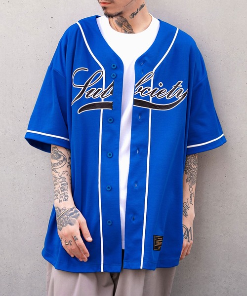 激安正規  Subciety（サブサエティ）の「BASEBALL SHIRT（シャツ/ブラウス ウェア
