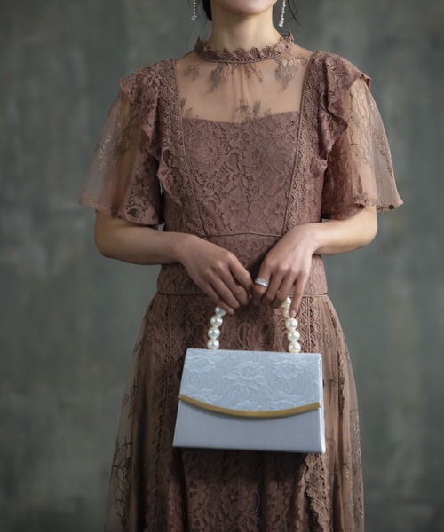 DRESS STAR(ドレス スター)の「パーティーバッグ パーティー バッグ スクエア 2way(クラッチバッグ・レディース・ベージュ/シルバー/ブラック・フリー)」の19枚目の写真