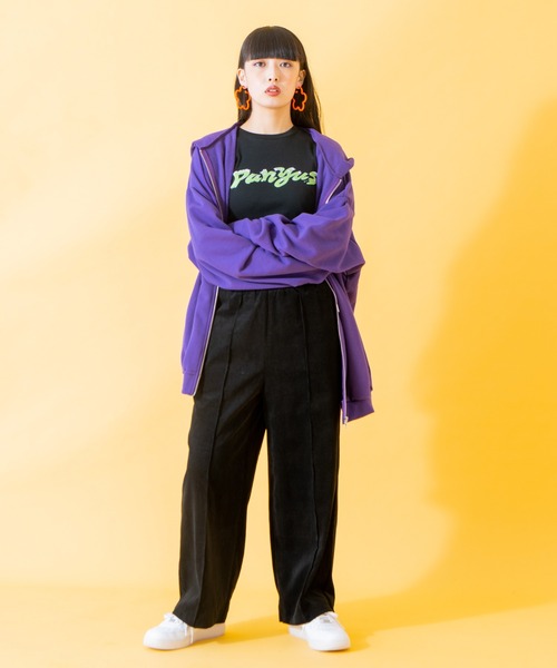 美品PUNYUS プニュズアノラックパーカー　ブラック PUNYUS（プニュズ）の「スーパービッグジップパーカー（パーカー