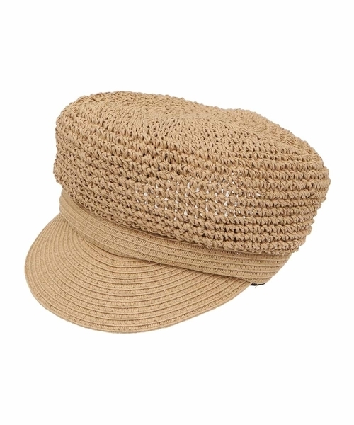 a.v.v（アーヴェヴェ）の「コマアミキャスケット（キャスケット・レディース・ブラウン/サンドベージュ・38）」の3枚目の写真