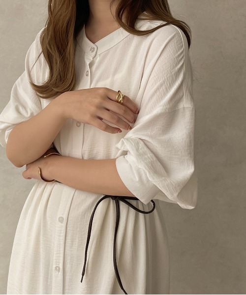 apres jour clair（アプレジュールクレア）の「【apres jour clair】２WAY袖ボリュームワンピース【ZOZOTOWN限定アイテム】（ワンピース・レディース・ベージュ/オフホワイト/アイボリー・X-LARGE/フリー）」の17枚目の写真