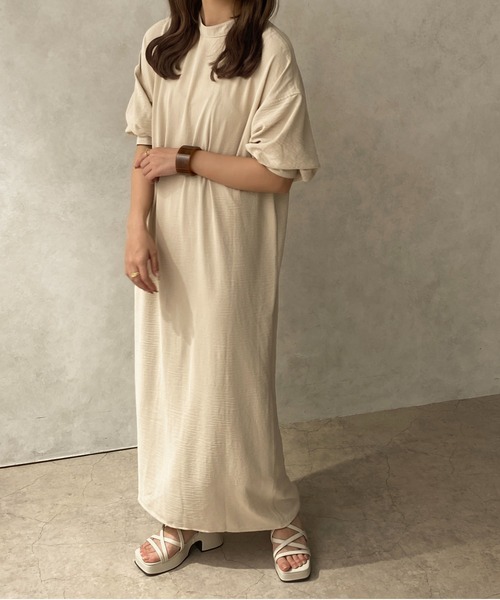 apres jour clair（アプレジュールクレア）の「【apres jour clair】２WAY袖ボリュームワンピース【ZOZOTOWN限定アイテム】（ワンピース・レディース・ベージュ/オフホワイト/アイボリー・X-LARGE/フリー）」の18枚目の写真