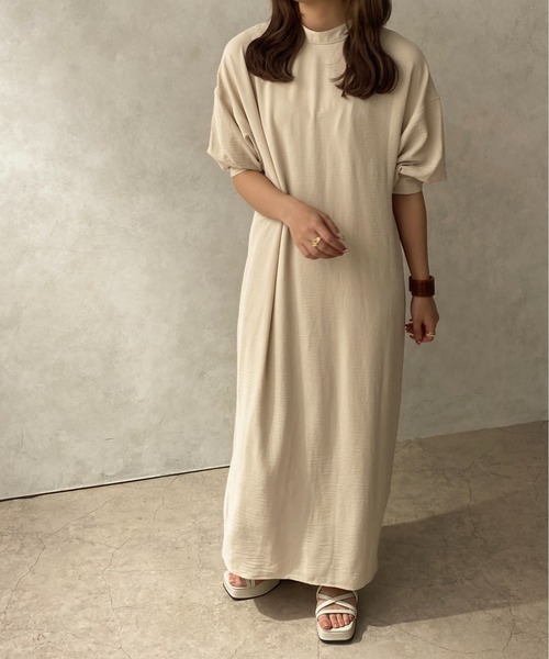 apres jour clair（アプレジュールクレア）の「【apres jour clair】２WAY袖ボリュームワンピース【ZOZOTOWN限定アイテム】（ワンピース・レディース・ベージュ/オフホワイト/アイボリー・X-LARGE/フリー）」の9枚目の写真