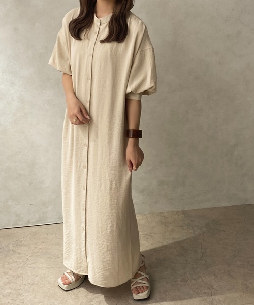 apres jour clair（アプレジュールクレア）の「【apres jour clair】２WAY袖ボリュームワンピース【ZOZOTOWN限定アイテム】（ワンピース・レディース・ベージュ/オフホワイト/アイボリー・X-LARGE/フリー）」の12枚目の写真