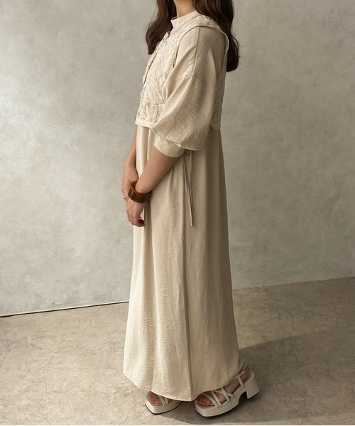 apres jour clair（アプレジュールクレア）の「【apres jour clair】２WAY袖ボリュームワンピース【ZOZOTOWN限定アイテム】（ワンピース・レディース・ベージュ/オフホワイト/アイボリー・X-LARGE/フリー）」の21枚目の写真